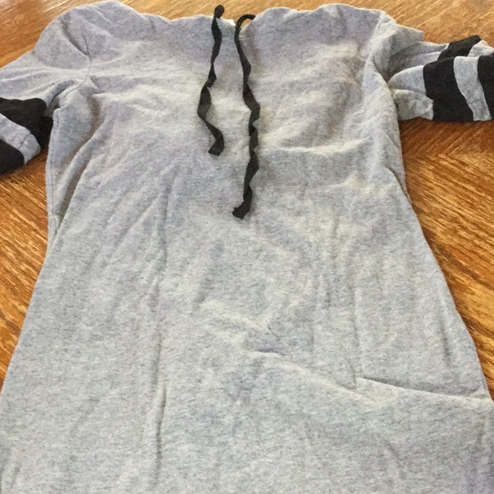 Gray Hoodie dress